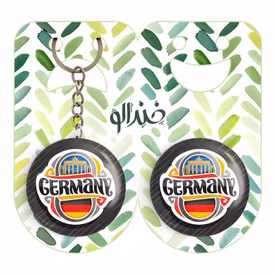 پیکسل خندالو مدل پرچم المان کد 20651 به همراه جاکلیدی