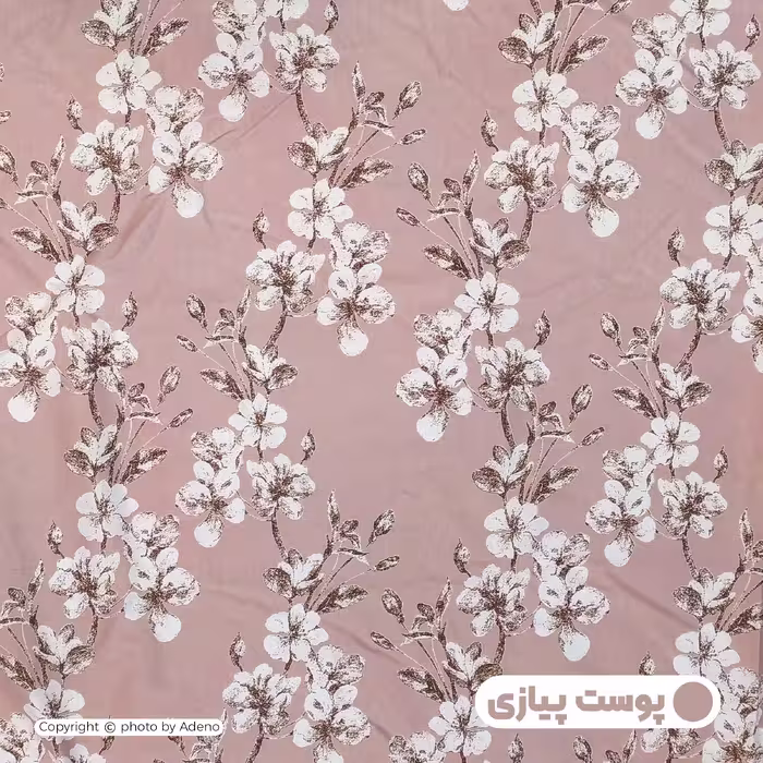 ملحفه آدنو مدل زنبق کد IR121 یک نفره سایز 140x240 سانتی متر