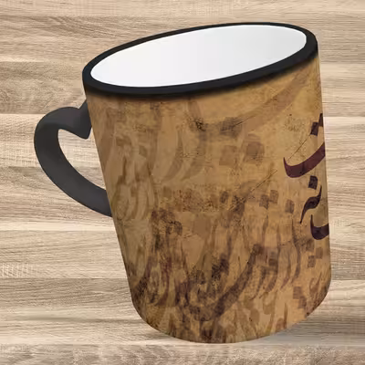 ماگ حرارتی مدل دسته قلبی طرح عاشقانه کد 51