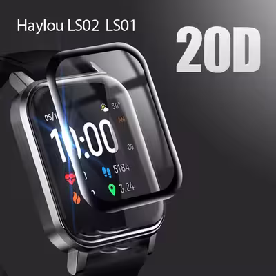 محافظ صفحه نمایش لاین مدل RT007 مناسب برای ساعت هوشمند هایلو LS02 بسته دو عددی