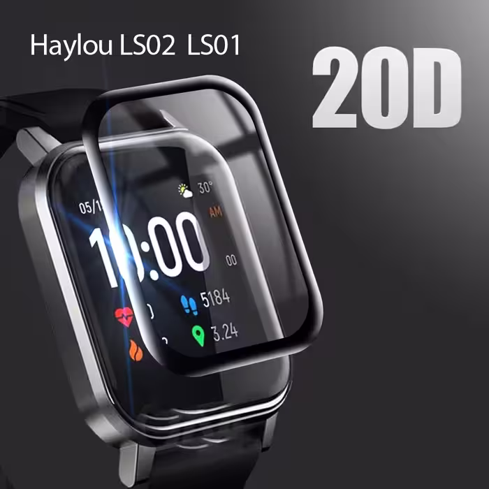 محافظ صفحه نمایش لاین مدل RT007 مناسب برای ساعت هوشمند هایلو LS02 بسته دو عددی