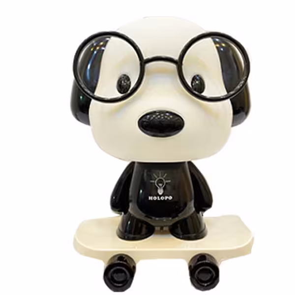 چراغ خواب اتاق کودک مدل سگ اسکیت سوار