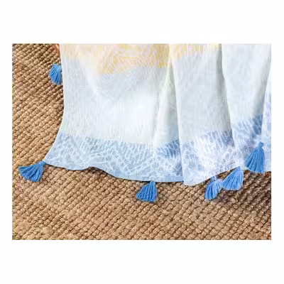 شال تخت مادام کوکو مدل Finnois سایز 150x200 سانتی متر