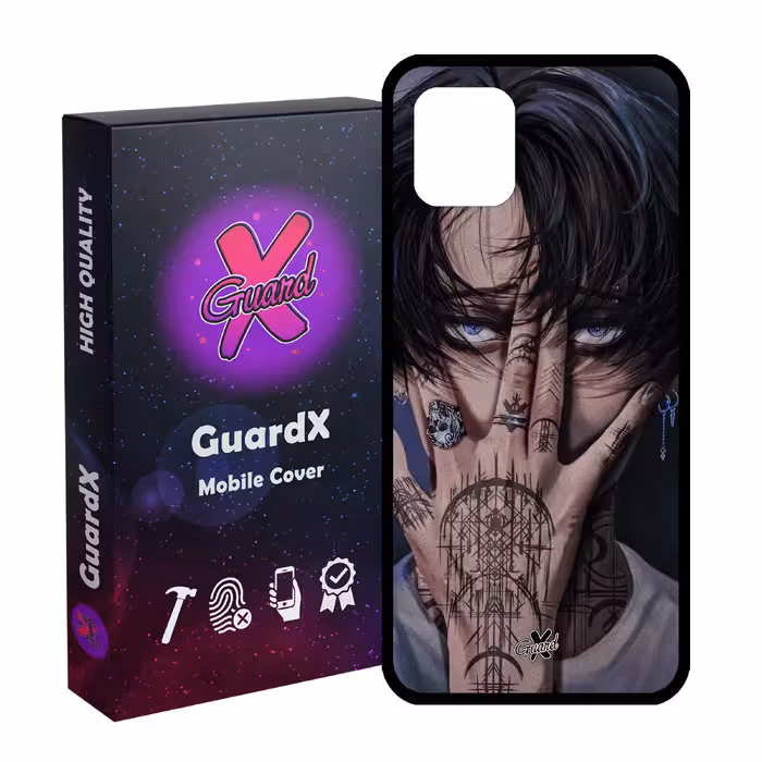 کاور گارد ایکس طرح لیوای آکرمن انیمه مدل Glass10557 مناسب برای گوشی موبایل سامسونگ Galaxy Note 10 Lite / A81