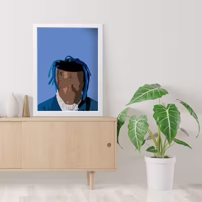 تابلو مدل XXXTentacion تنتاسیون کد m1430-w