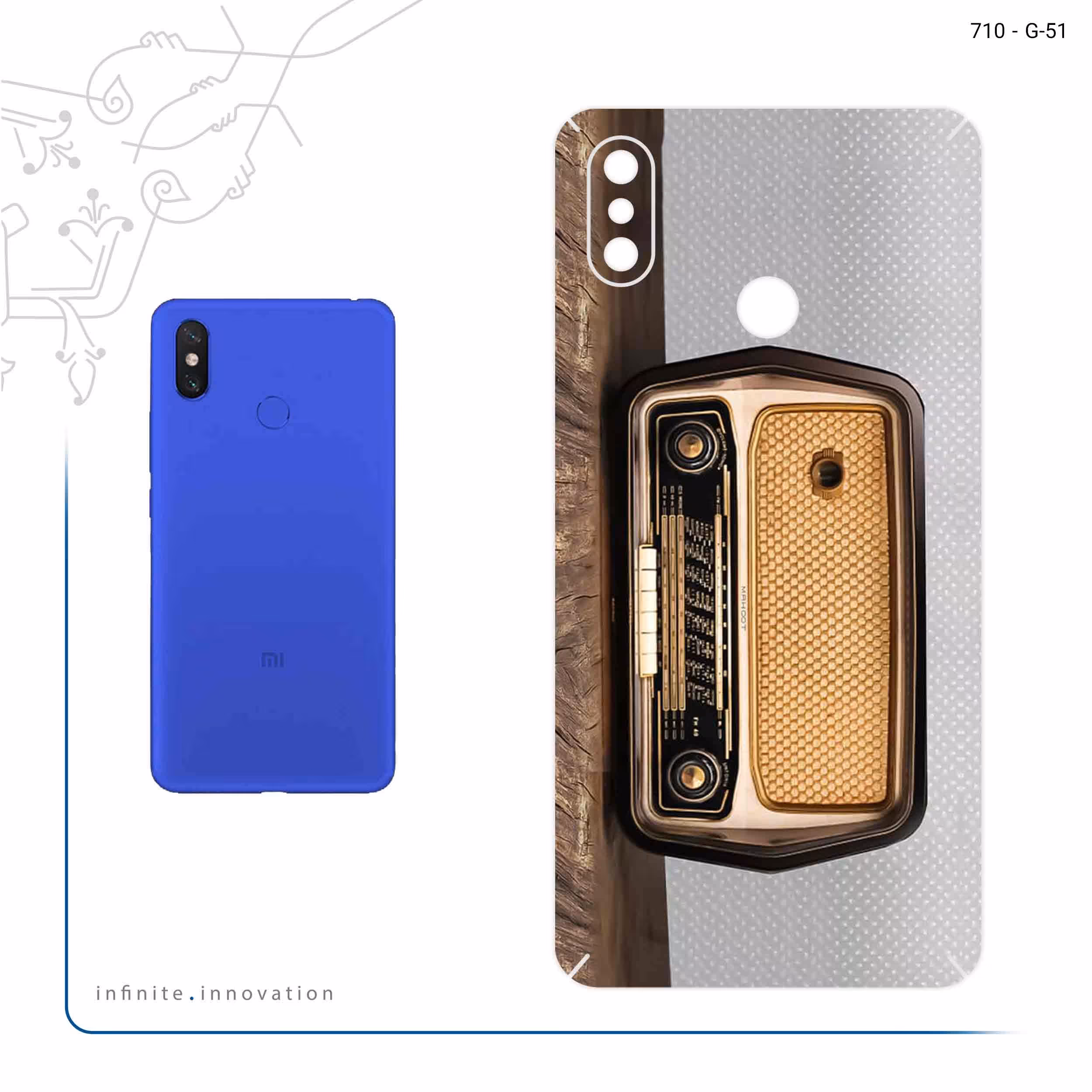 برچسب پوششی ماهوت مدل Radio Nostalgia مناسب برای گوشی موبایل شیائومی Mi Max 3