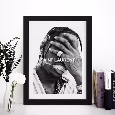تابلو مدل تراویس اسکات Travis Scott کدm2507-b