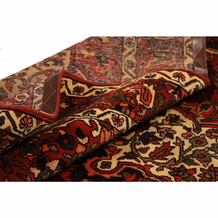 فرش دستبافت قدیمی شش متری مدل بختیاری کد 141211