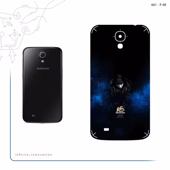 برچسب پوششی ماهوت مدل Eminem مناسب برای گوشی موبایل سامسونگ Galaxy Mega 6.3 I9200