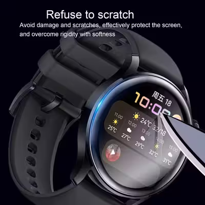 محافظ صفحه نمایش لاین مدل RT007 مناسب برای ساعت هوشمند شیایومی Kieslect L11 Pro بسته دو عددی