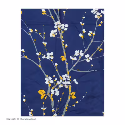 ملحفه آدنو مدل گلریز کد CH52 دونفره سایز 180x200 سانتی متر