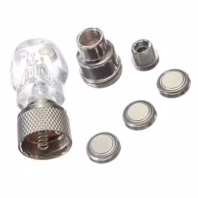 چراغ دوچرخه فایرفلایز مدل Skull بسته 2 عددی 