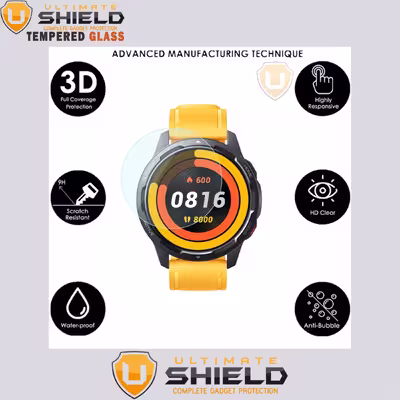 محافظ صفحه نمایش شیشه ای آلتیمیت شیلد مدل SH-UL مناسب برای ساعت هوشمند شیائومی Watch S2 42mm بسته سه عددی