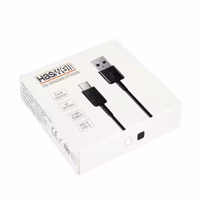 کابل تبدیل USB به USB-C هزول مدل DR140ABEEPTA200 طول 1.2 متر
