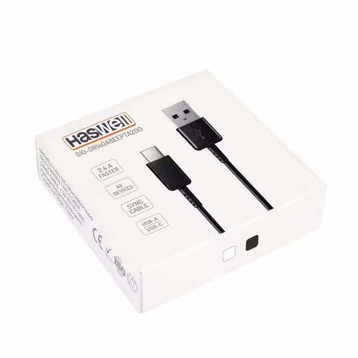 کابل تبدیل USB به USB-C هزول مدل DR140ABEEPTA200 طول 1.2 متر
