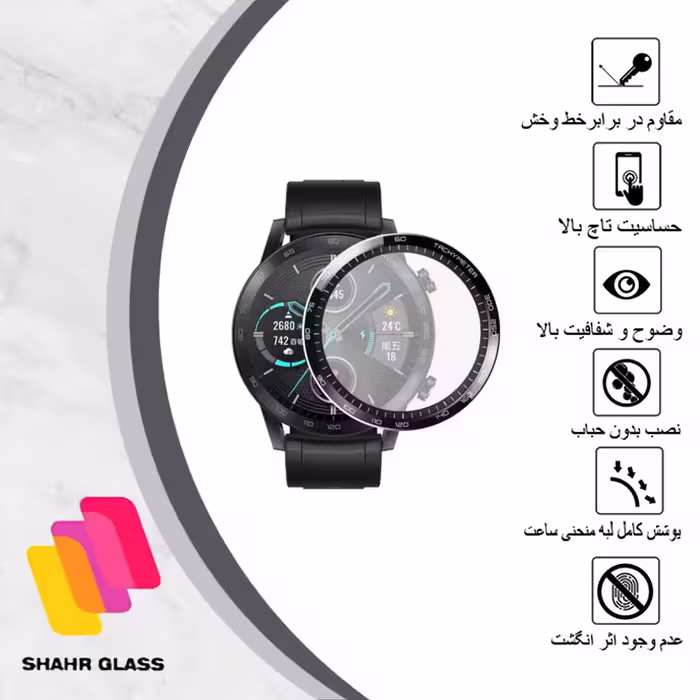 محافظ صفحه نمایش نانو شهر گلس مدل PMSR مناسب برای ساعت هوشمند هوآوی GT3 46mm