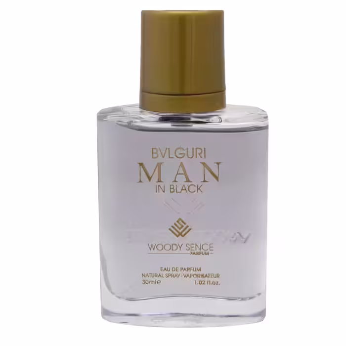 عطر ادکلن جیبی مردانه وودی سنس مدل BVLGURI IN BLACK