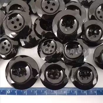 دکمه تراشه مشکی 3 سایز