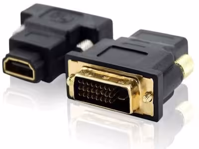 تبدیل پورت DVI نری به HDMI مادگی