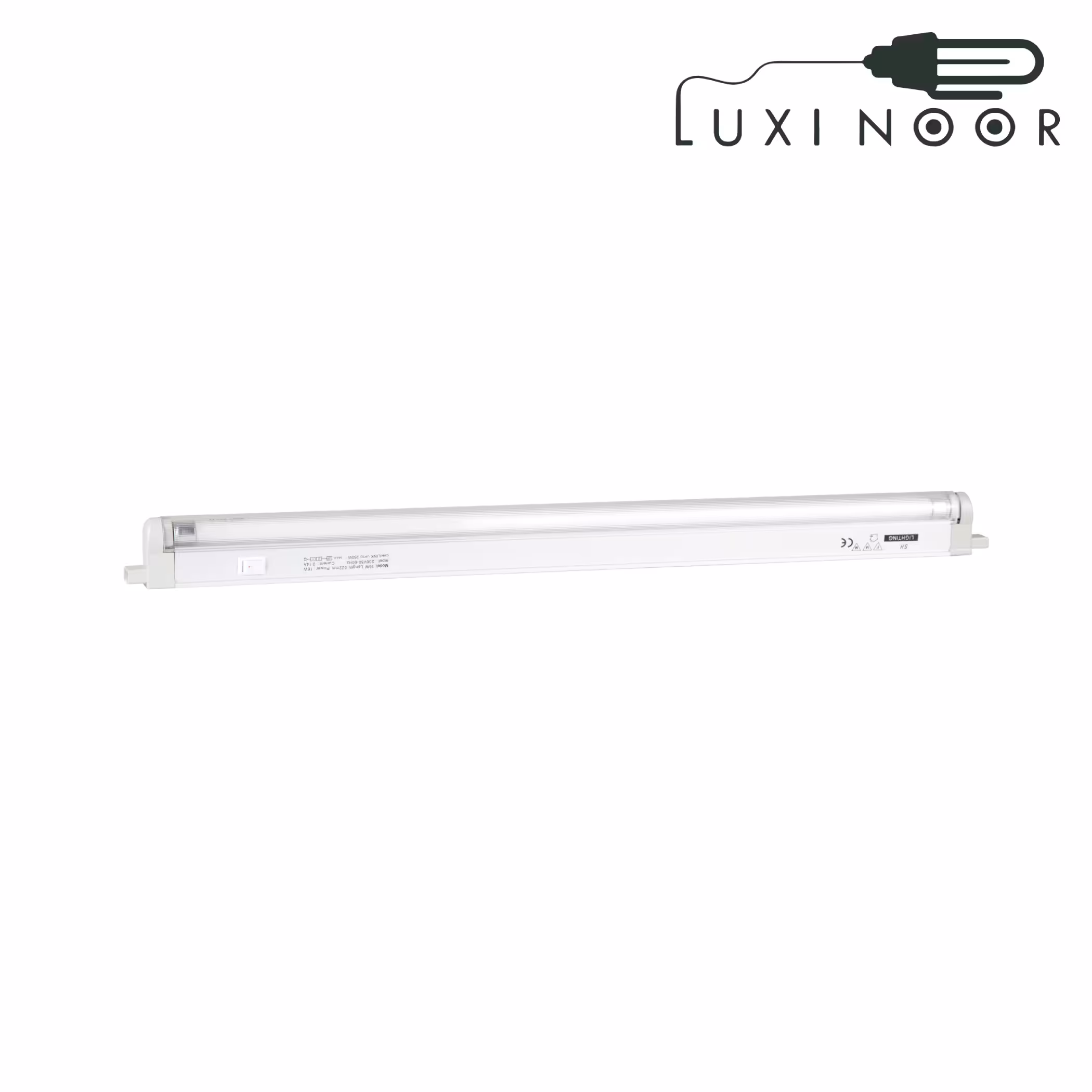 چراغ زیر کابینتی فلورسنت روکار 61 سانتی متری 20 وات بدنه سفید شعاع