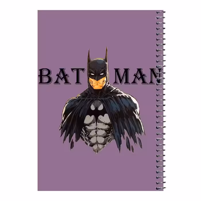 دفتر مشق 80 برگ اس جی مدل بتمن کد 34