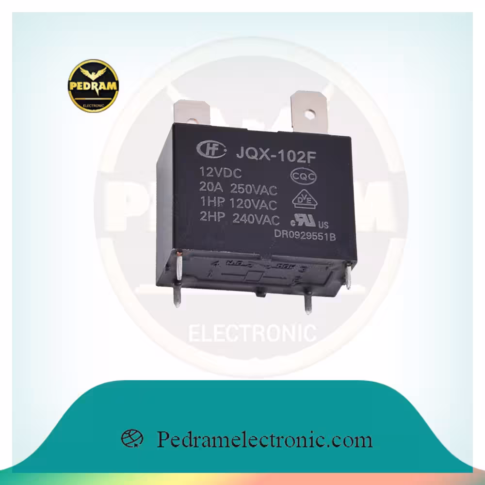 رله RELE JQX G4 12V 20A 12VDC