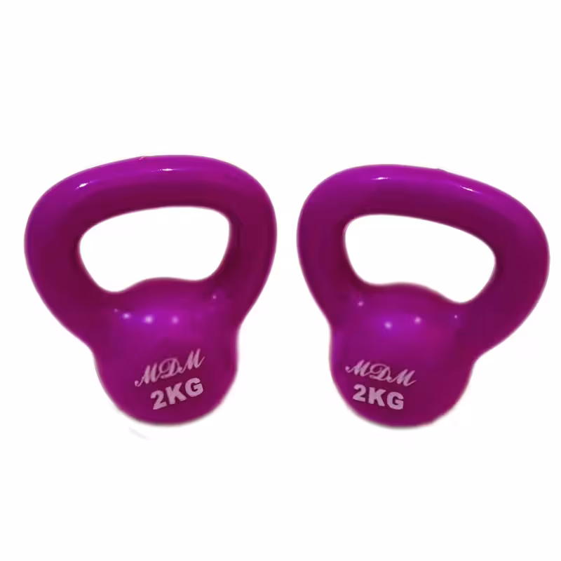 کتل بل ام دی ام روکش دار 2 کیلوگرمی بسته 2 عددی