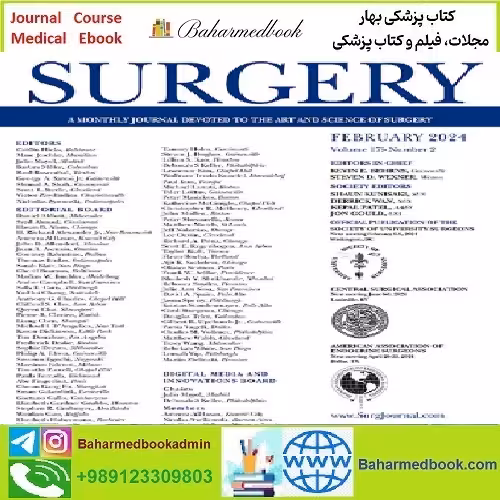 Surgery Volume 175 Issue 1 to Issue 2 2024 TRUE PDF price 10€ - کتاب پزشکی بهار
