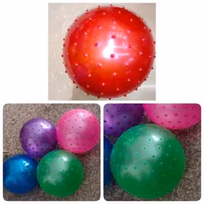 توپ بادی خاردار رنگی خارجی(50 گرمی)