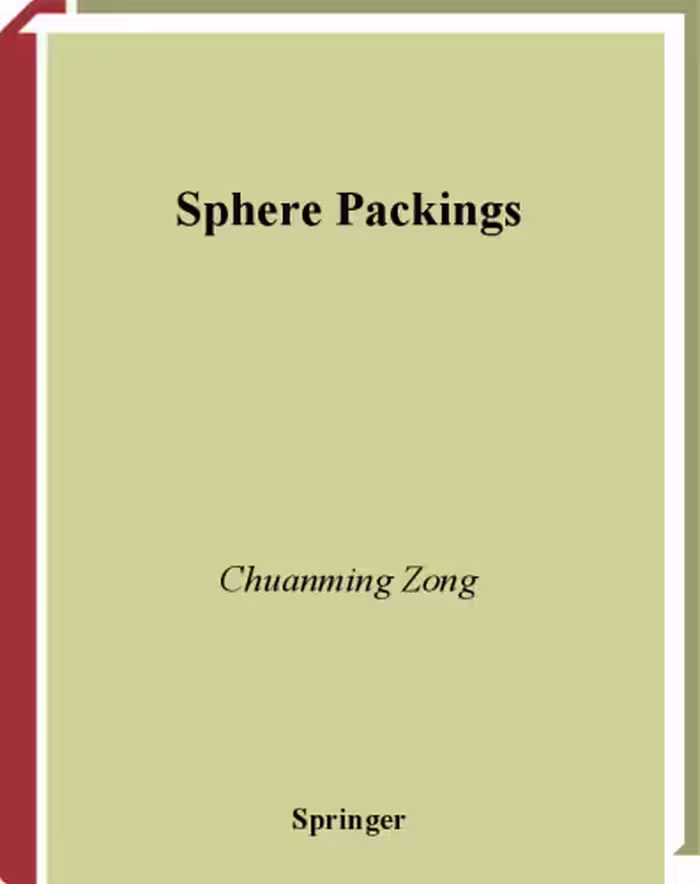 خرید و دانلود نسخه کامل کتاب Sphere Packings