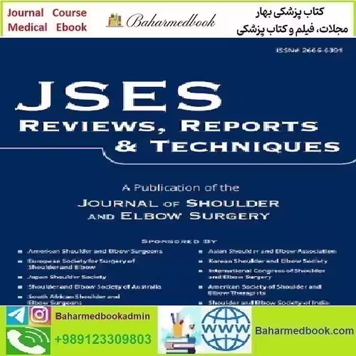 JSES Reviews Reports and Techniques Volume 2 Issue 1 to 4 202