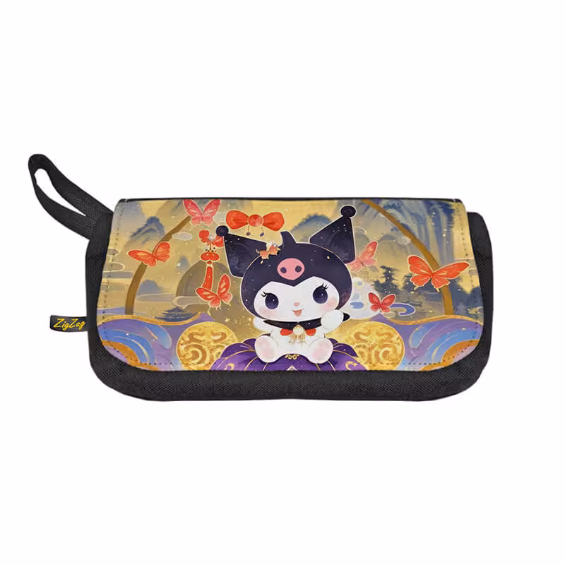 خرید و قیمت جامدادی زیگ زاگ طرح کرومی کد 6818