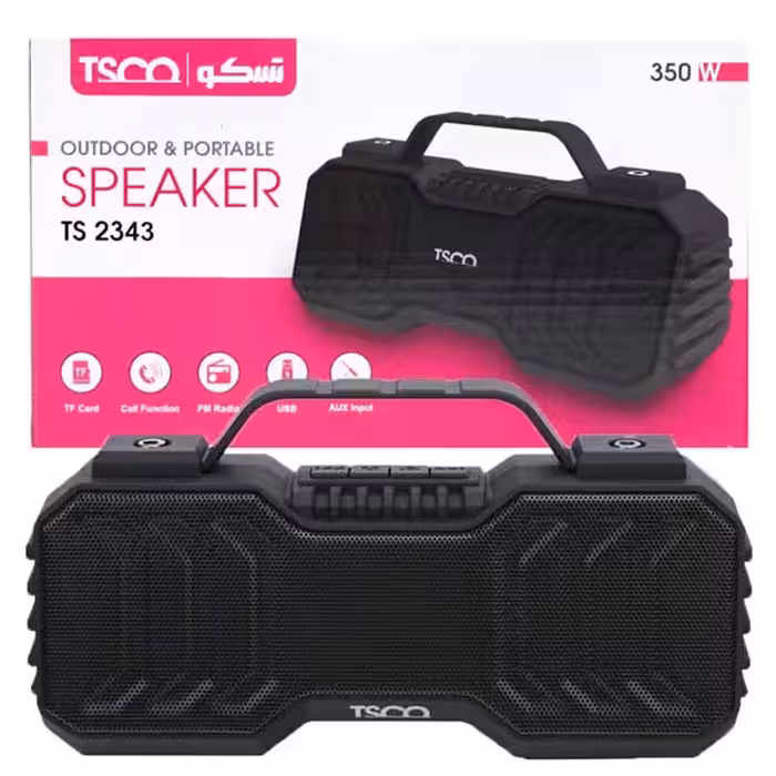 اسپیکر بلوتوثی قابل حمل تسکو مدل TS 2343