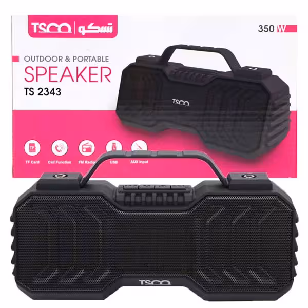 اسپیکر بلوتوثی قابل حمل تسکو مدل TS 2343