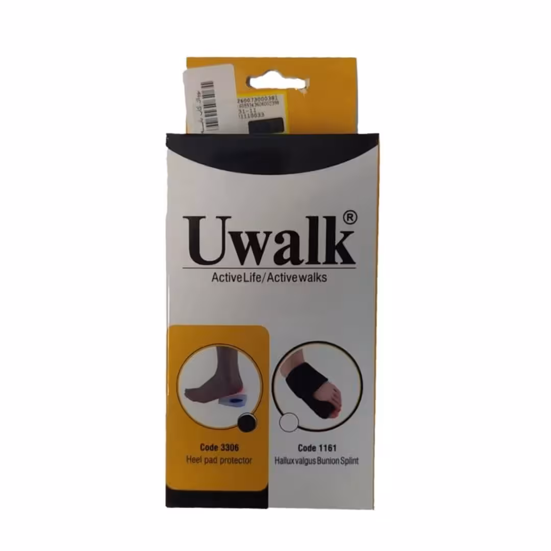 کاپ طبی پاشنه سیلیکونی برند UWALK کد 3306