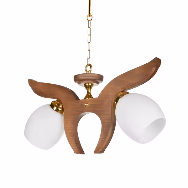 لوستر 6 شعله چشمه نور مدل N2666/6-C