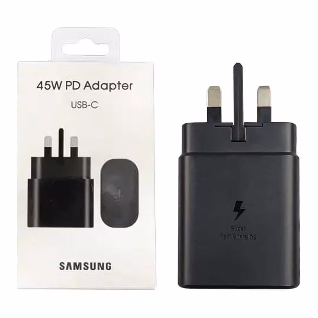 اداپتور   45 وات   اورجینال  سریال دار   * مشکی *  ( 45W )    ( گارانتی  6 ماهه )گارانتی 6 ماهه