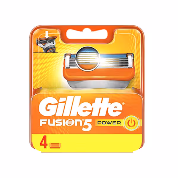تیغ یدک 4 عددی ژیلت مدل پاور  Fusion Power  Gillette Fusion Power Blades Pack Of 4