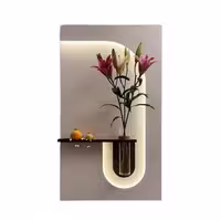 تابلو دکوراتیو برجسته مدل لیلا همراه با گلدان شیشه ای