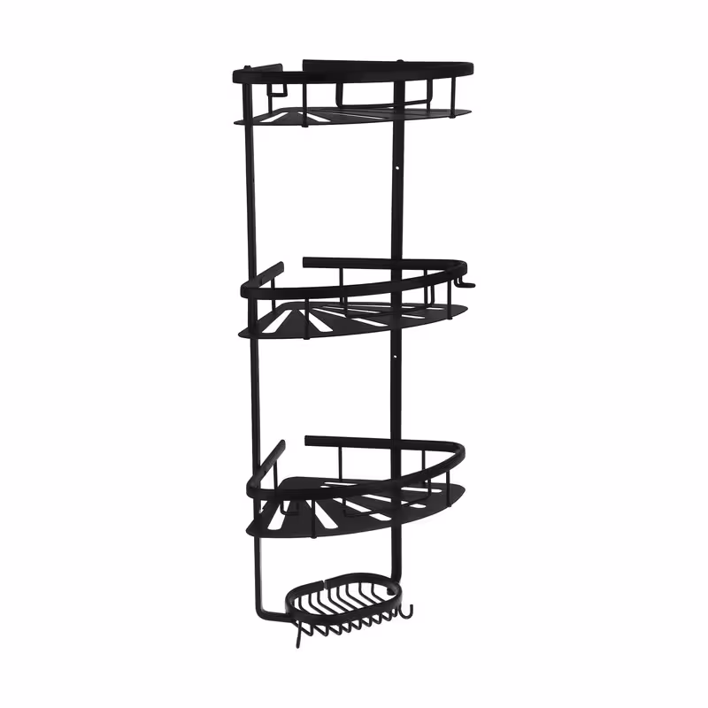 قفسه حمام مدل کنج 3 طبقه | کالا مکس