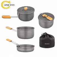 ست ظروف 7 تکه کینگ کمپ مدل KA2126 - کمپ آراس