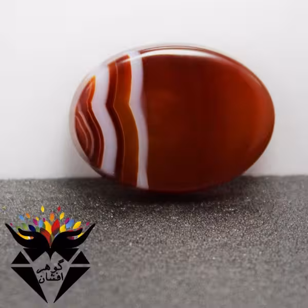 نگین عقیق سلیمانی اصل درشت کد N_1764