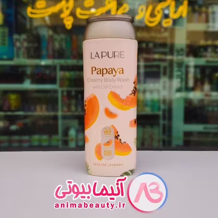 شامپو بدن 414 میل کرمی پاپایا لپیور