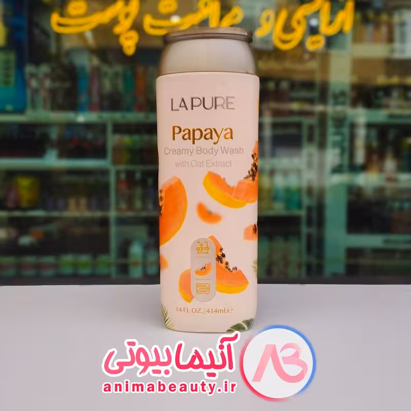 شامپو بدن 414 میل کرمی پاپایا لپیور