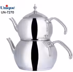 ست کتری و قوری یونیک استیل کد 7270