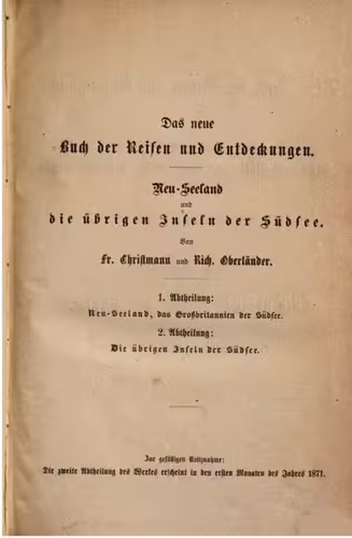 خرید و دانلود نسخه کامل کتاب Neu-Seeland und die übrigen Inseln der Südsee