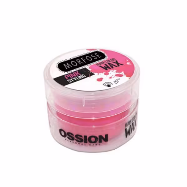 واکس رنگی مو مورفوس Morfose سری OSSION مدل pink Styling (صورتی) حجم 100 میل