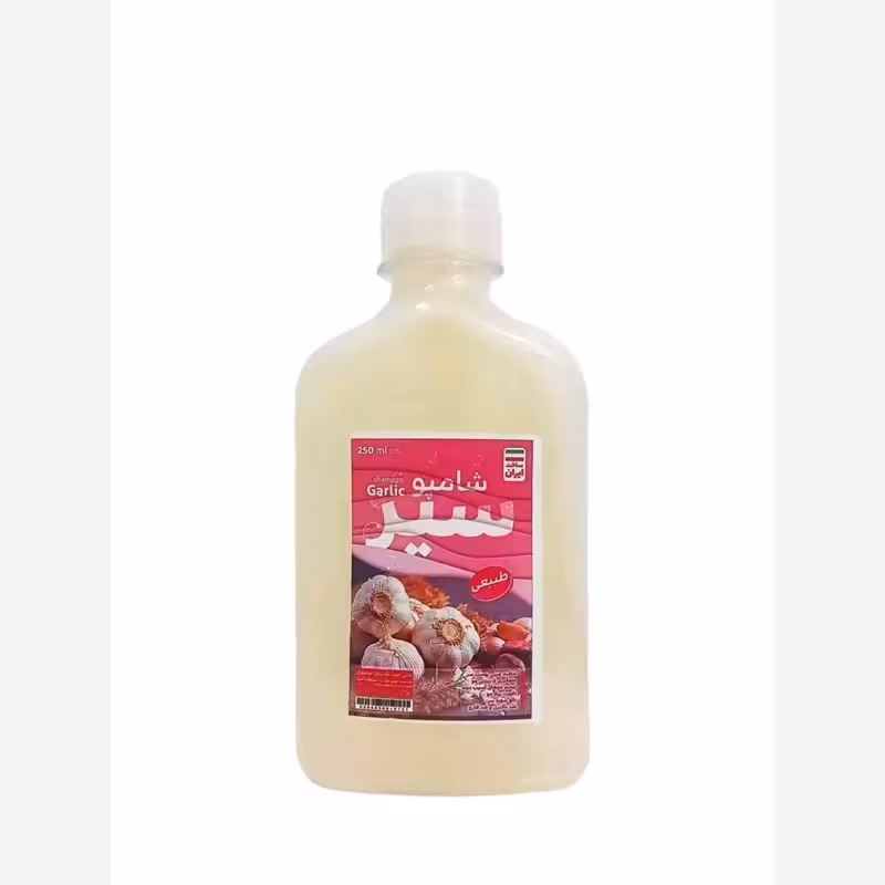 شامپو سیر گیاهی و طبیعی، ضد قارچ، چربی سر، ریزش مو، ترمیم کننده ، تقویت کننده ، شوره سر، ضد باکتری | amazonchi