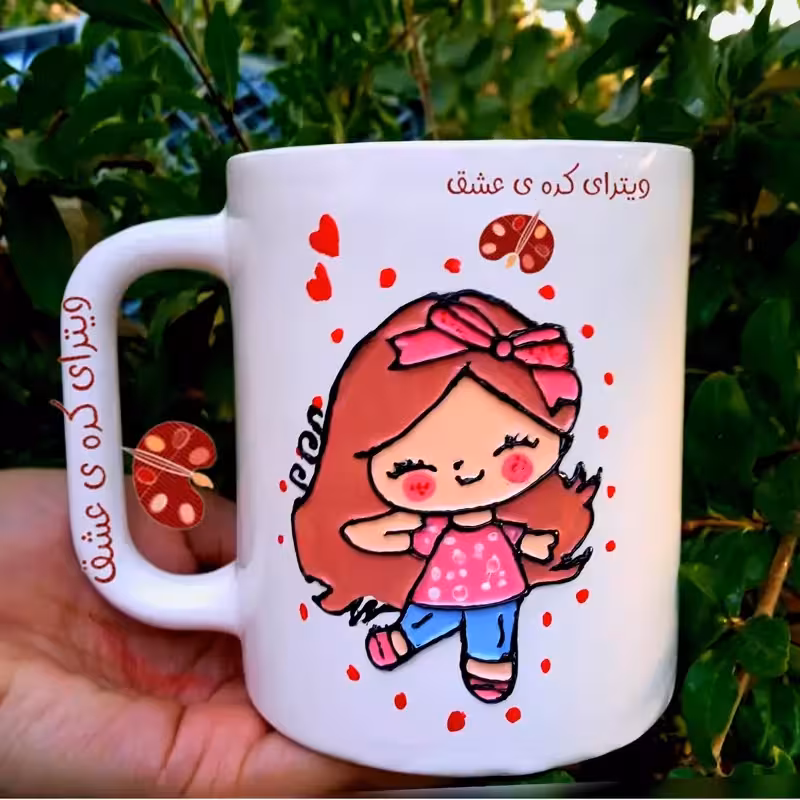 هدیه دخترانه خرید ماگ-لیوان   هدیه تولد دخترانه کفش قابل سفارش به سلیقه شما