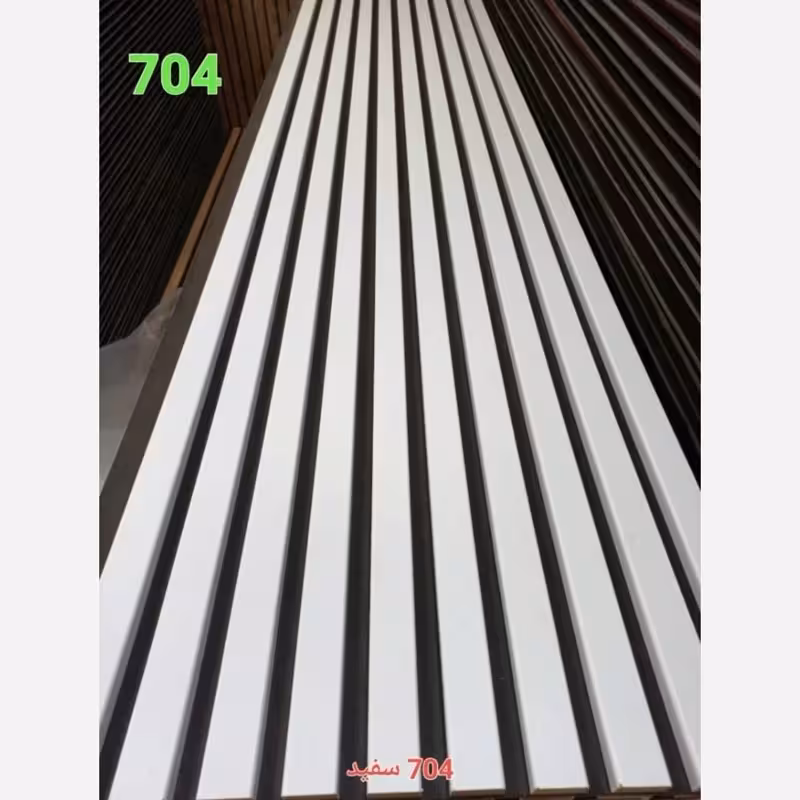 ترمووال فوم پنل سفید کد 704 مغزMDF روکشPVC آماده نصب ابعاد 50در280 cm(ارسال با باربری از تهران)(پس کرایه)